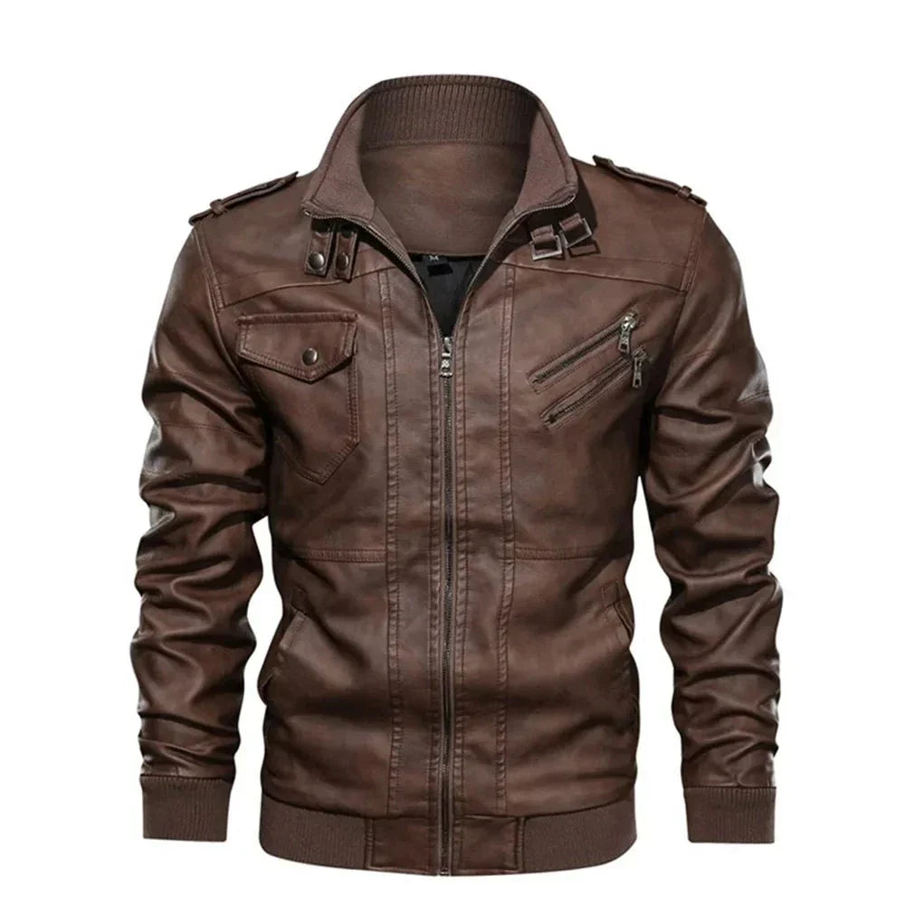 Jaqueta Masculina em Couro Genuino - Premium Men