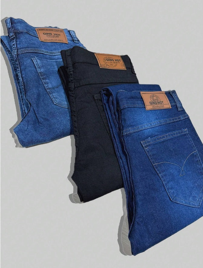 Kit 3 Calças Jeans - Frete Grátis