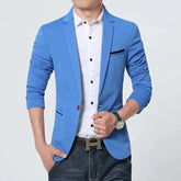 Terno estilo blazer casual masculino