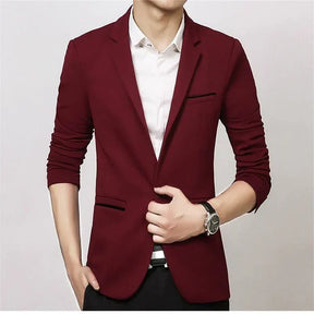 Terno estilo blazer casual masculino