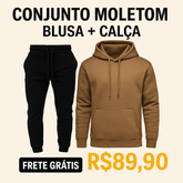 Conjunto Bergstrom - Casaco Moletom  + Calça Jogger