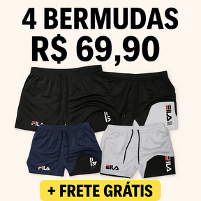 Conjunto Calções Esportivos Fila