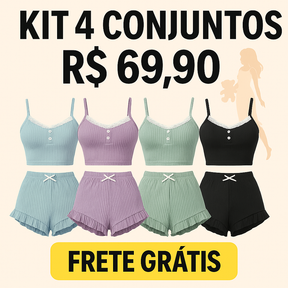 KIT 4 Pijamas Bergstrom