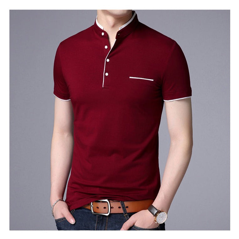 Camisa Valentim Masculina Henley ECH002
