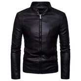 Jaqueta Masculina de Inverno em Couro Genuino - Spiky Premium