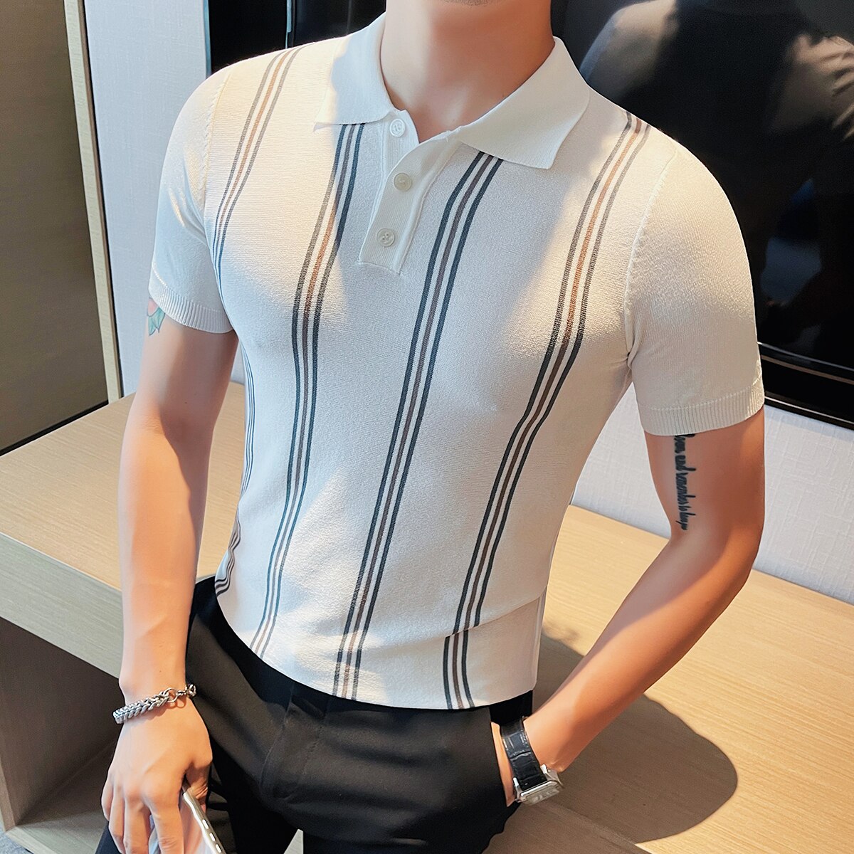 Camisa Polo Valentim Masculina Ref129