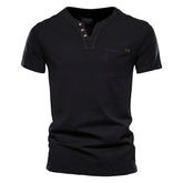 Camiseta Masculina Básica Gola V