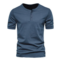 Camiseta Básica Masculina Gola de Botão
