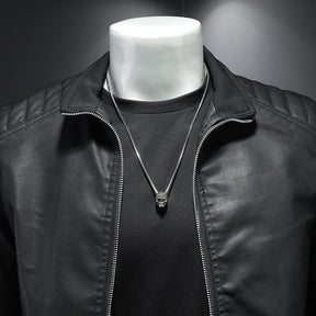 Jaqueta Masculina em Couro Genuino - Jack Premium