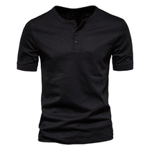 Camiseta Básica Masculina Gola de Botão