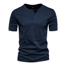 Camiseta Básica Masculina Gola de Botão