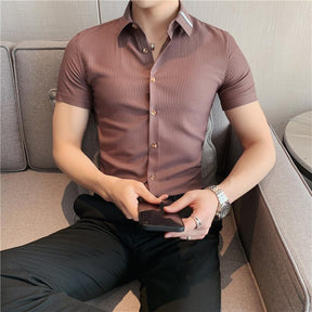 Camisa Valentim Masculina Manga Curta Ref042