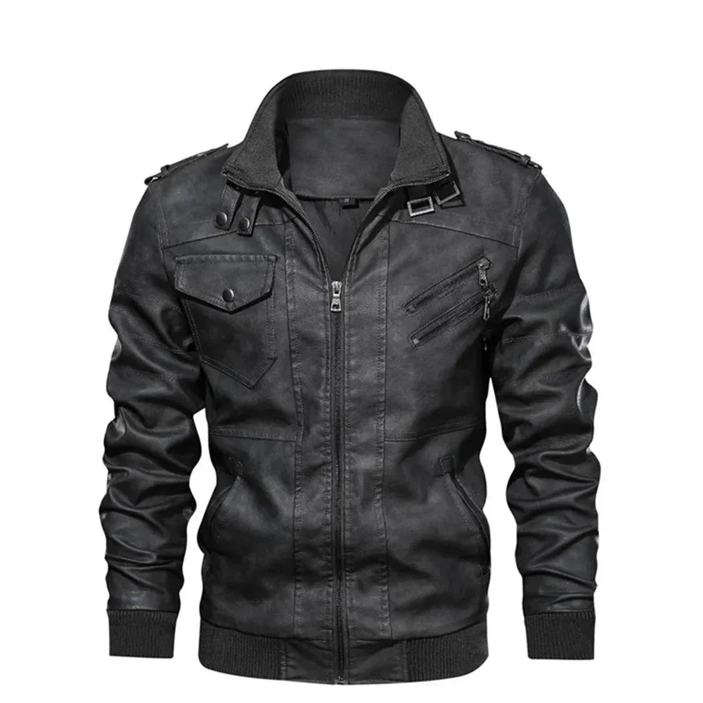 Jaqueta Masculina em Couro Genuino - Premium Men