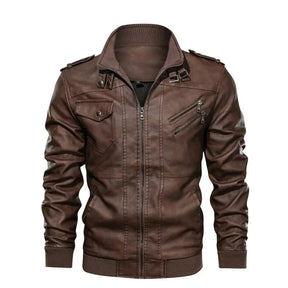 Jaqueta Masculina em Couro Genuino - Premium Men