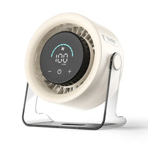 Ventilador Mesa 100 Níveis Display Digital 5000mAh Bateria 7H Silencioso 30dB USB