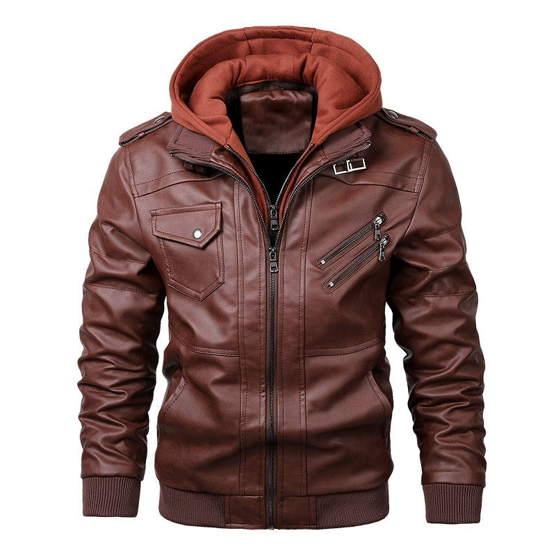 Jaqueta Masculina em Couro Genuino - MotorMen Premium